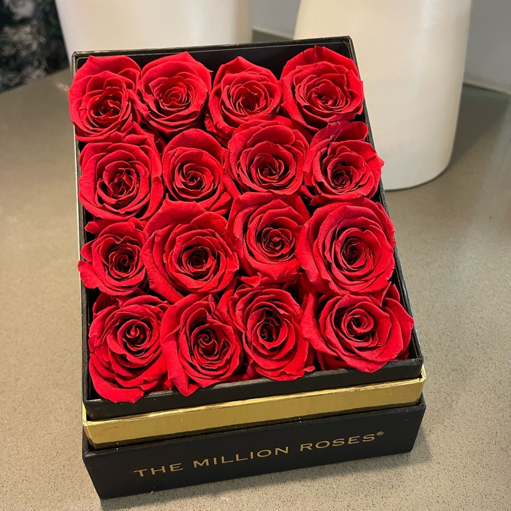 Everlasting Preserved Roses Bouquet Box